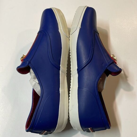 Tommy Hilfiger Mens Typhoon Boat Rain Rubber Blue Slip On Sz 9 - Picture 5 of 9